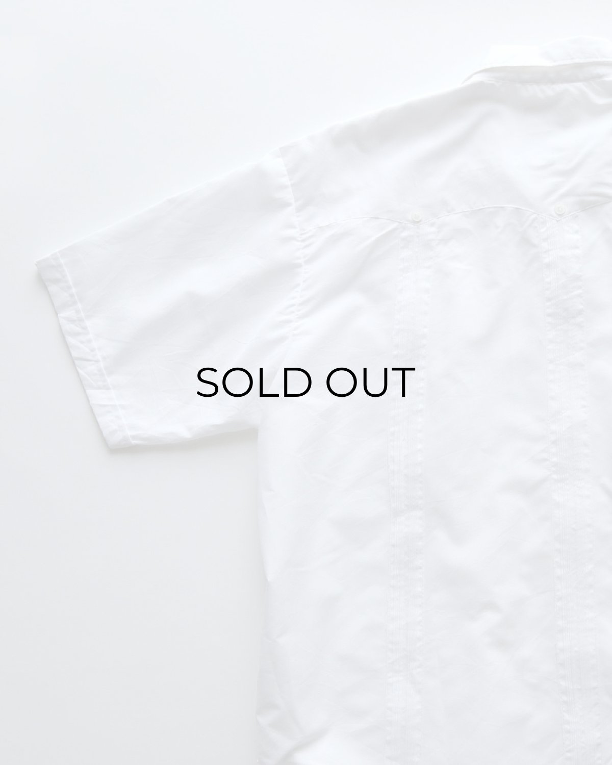 画像5: OLD Gueros COTTON POLYESTER S/S LOOP COLLAR GUAYABERA SHIRT (5)