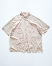 画像1: 80's EDITIONS by VAN HEUSEN COTTON POLYESTER S/S GUAYABERA SHIRT (1)