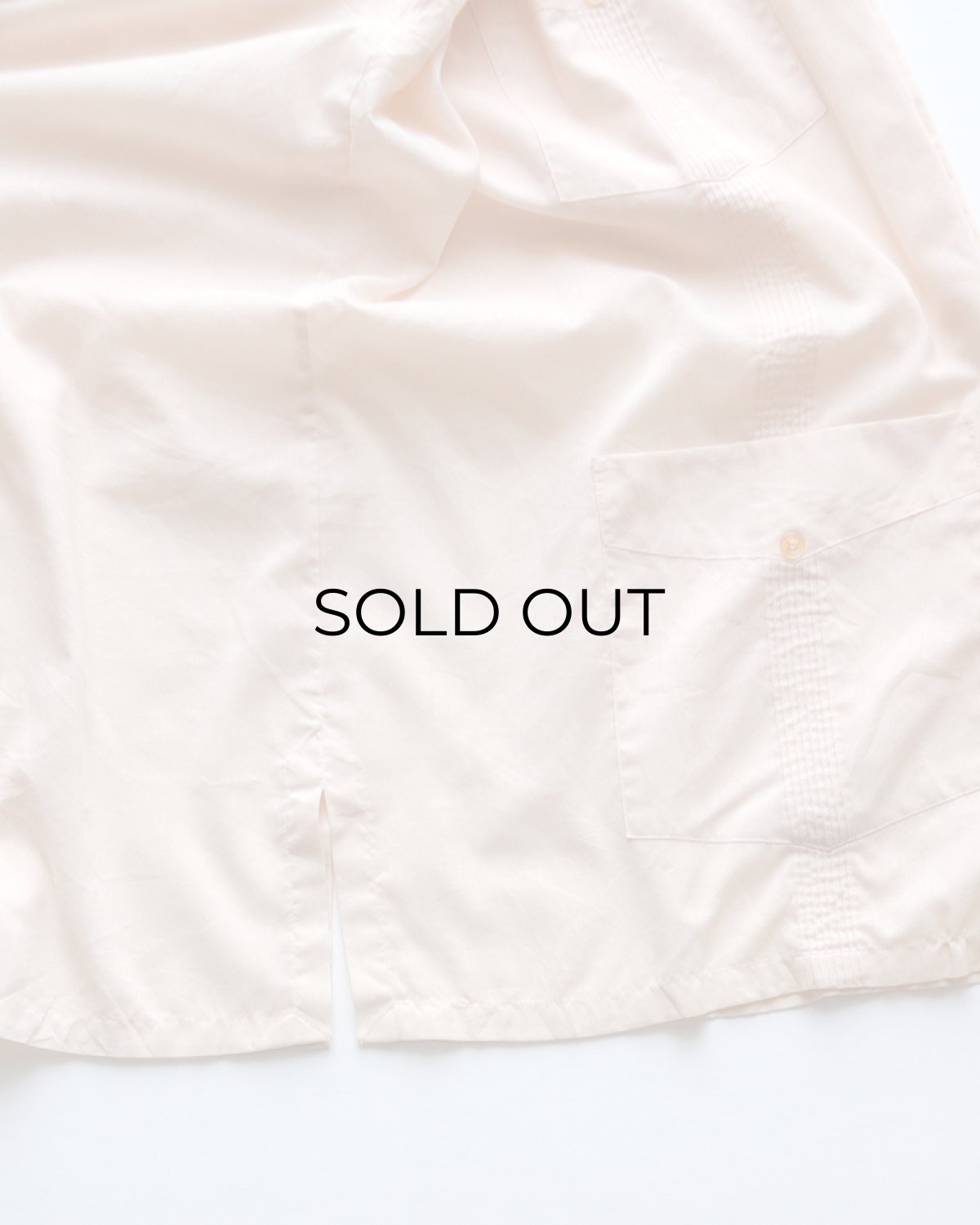 画像5: 80's EDITIONS by VAN HEUSEN COTTON POLYESTER S/S GUAYABERA SHIRT (5)