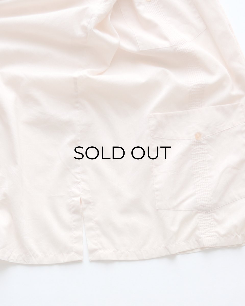 画像5: 80's EDITIONS by VAN HEUSEN COTTON POLYESTER S/S GUAYABERA SHIRT (5)