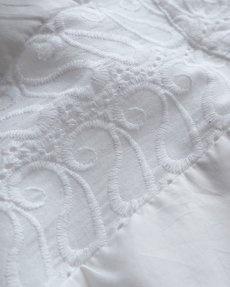 画像7: OLD VatPave COTTON POLYESTER S/S OPEN COLLAR GUAYABERA SHIRT (7)