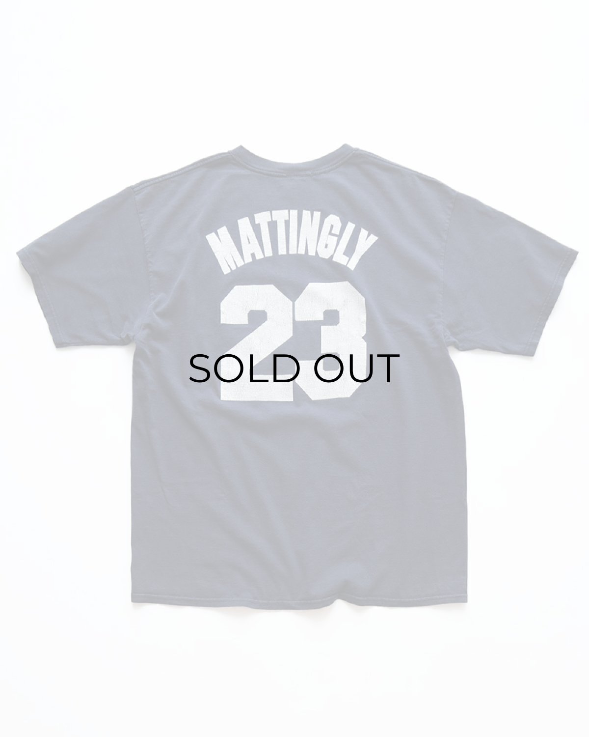 画像2: 90's COOPERSTOWN COLLECTION COTTON W-PRINT S/S TEE "MATTINGLY 23" (2)