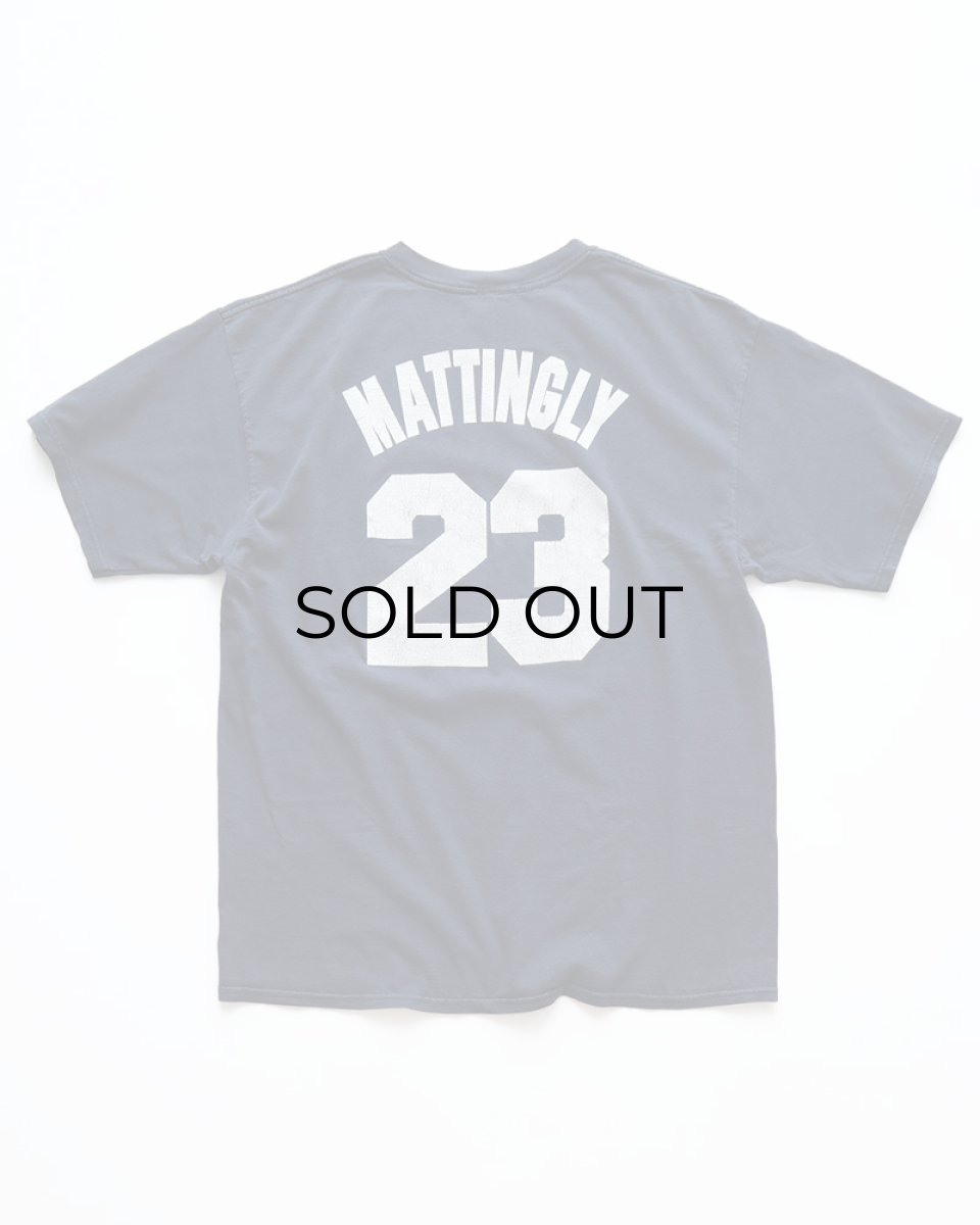 画像2: 90's COOPERSTOWN COLLECTION COTTON W-PRINT S/S TEE "MATTINGLY 23" (2)
