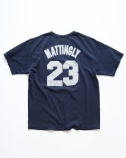 画像2: 90's COOPERSTOWN COLLECTION COTTON W-PRINT S/S TEE "MATTINGLY 23" (2)