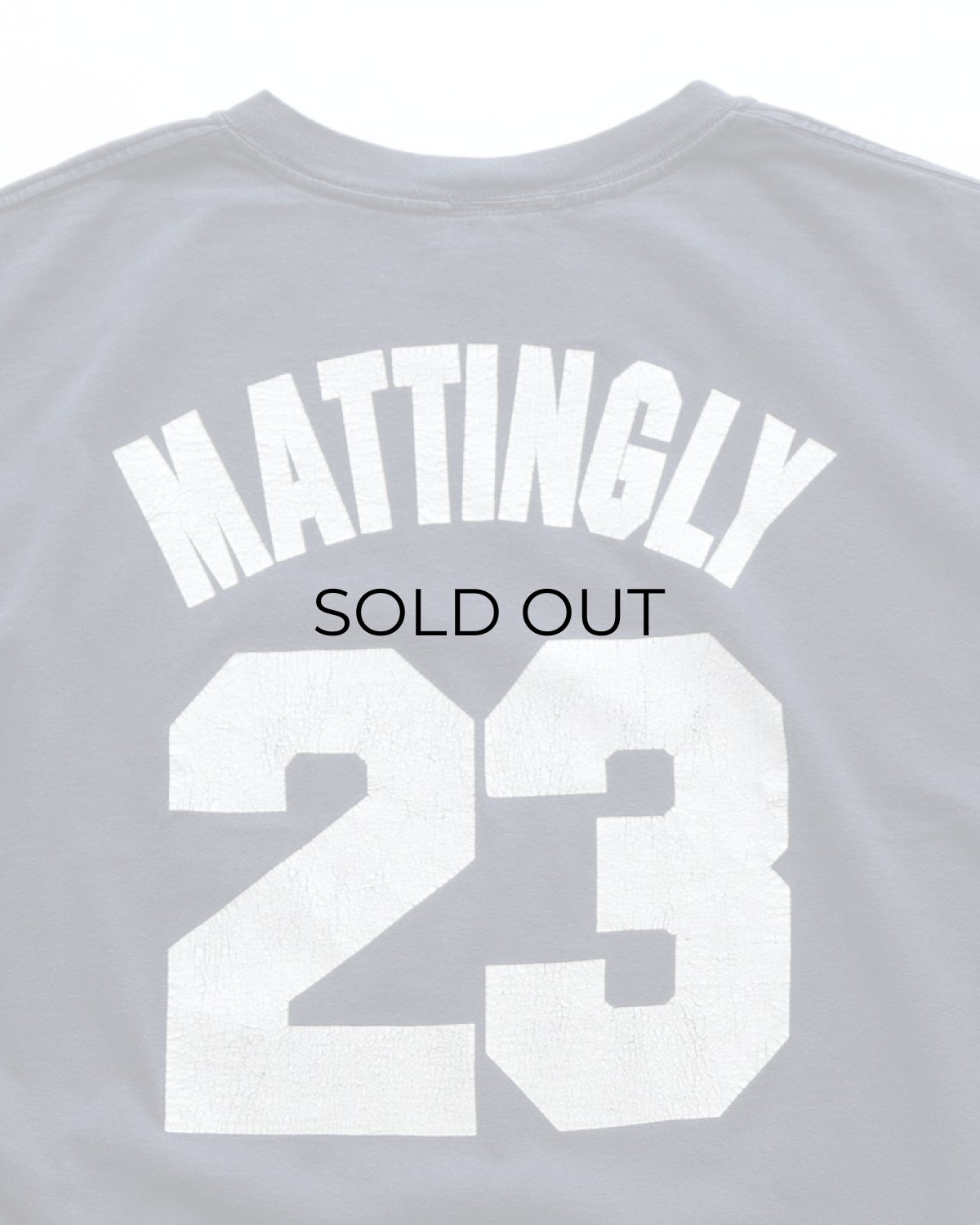 画像5: 90's COOPERSTOWN COLLECTION COTTON W-PRINT S/S TEE "MATTINGLY 23" (5)