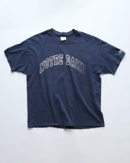 画像1: 〜00's Champion COTTON PRINT S/S TEE "NOTRE DAME" "MADE IN USA" (1)