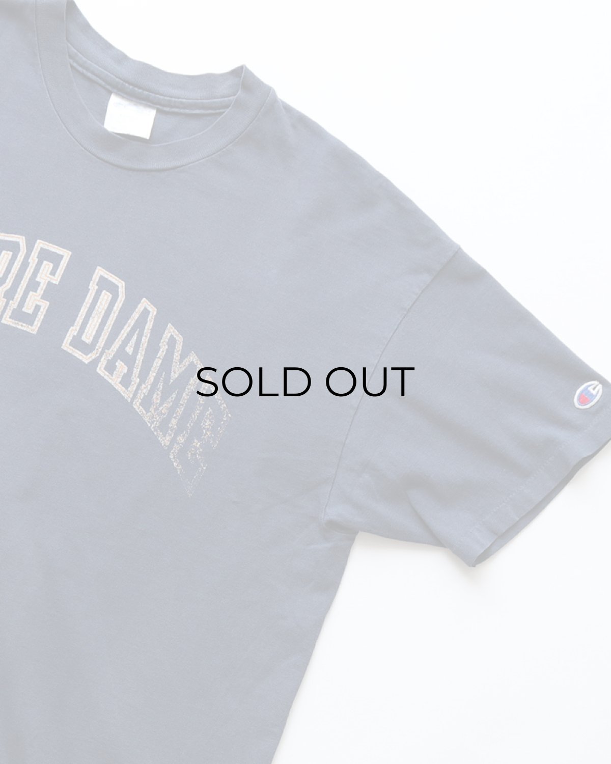 画像3: 〜00's Champion COTTON PRINT S/S TEE "NOTRE DAME" "MADE IN USA" (3)