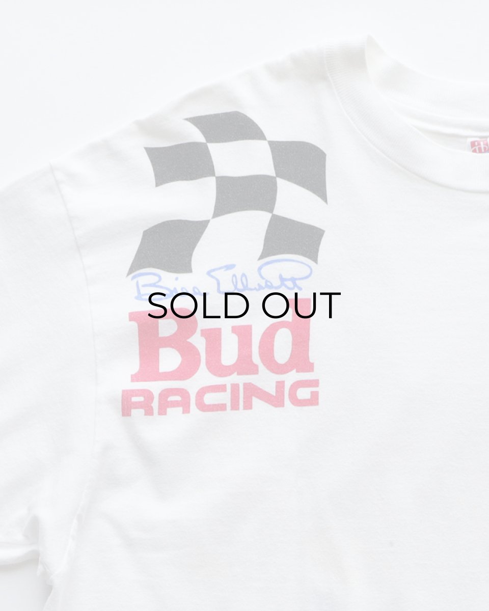 画像3: 90's Hanes COTTON W-PRINT S/S POCKET TEE "Bud RACING" "MADE IN USA" (3)