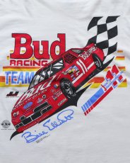 画像4: 90's Hanes COTTON W-PRINT S/S POCKET TEE "Bud RACING" "MADE IN USA" (4)