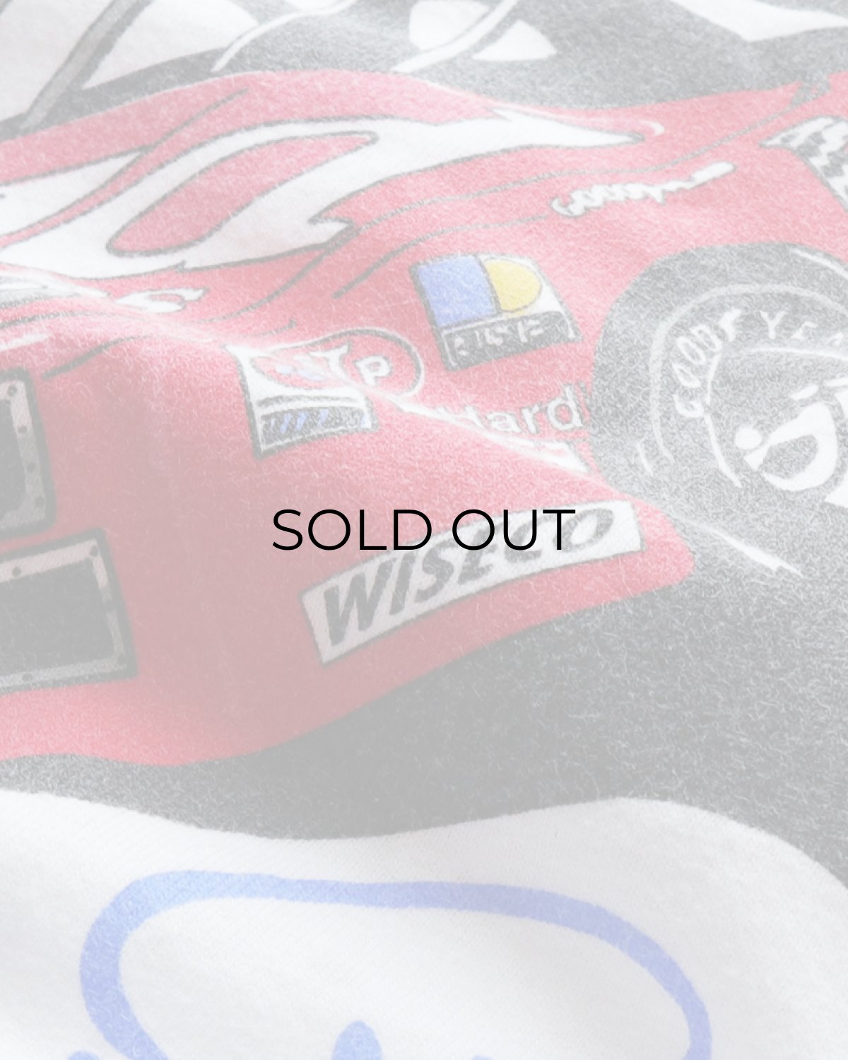 画像5: 90's Hanes COTTON W-PRINT S/S POCKET TEE "Bud RACING" "MADE IN USA" (5)