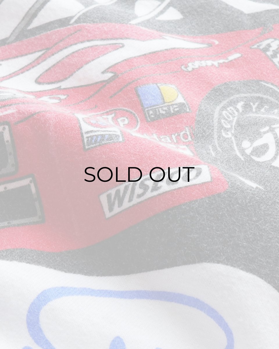 画像5: 90's Hanes COTTON W-PRINT S/S POCKET TEE "Bud RACING" "MADE IN USA" (5)