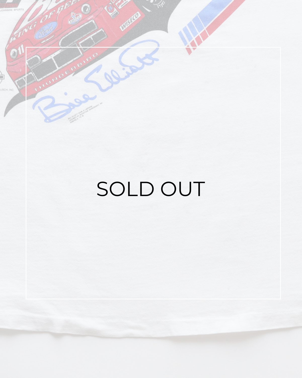 画像12: 90's Hanes COTTON W-PRINT S/S POCKET TEE "Bud RACING" "MADE IN USA" (12)