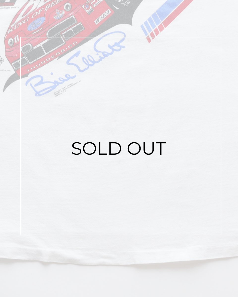 画像12: 90's Hanes COTTON W-PRINT S/S POCKET TEE "Bud RACING" "MADE IN USA" (12)