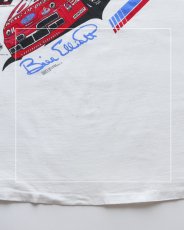 画像12: 90's Hanes COTTON W-PRINT S/S POCKET TEE "Bud RACING" "MADE IN USA" (12)