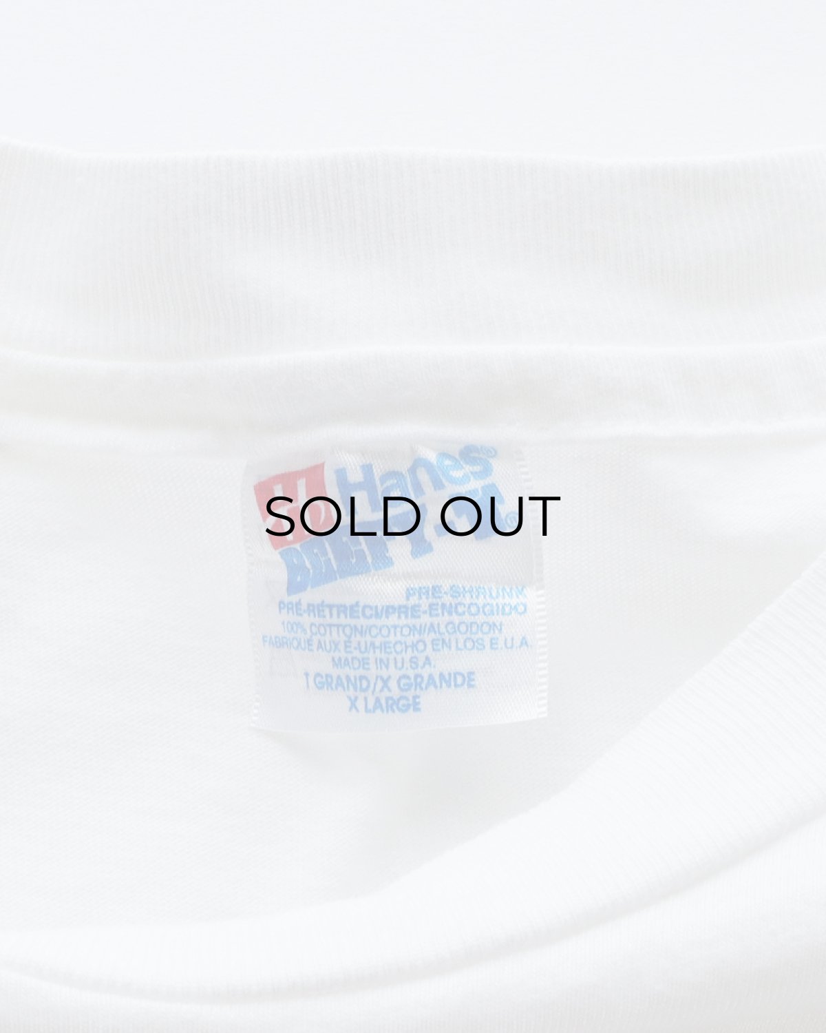 画像9: 90's Hanes COTTON W-PRINT S/S POCKET TEE "Bud RACING" "MADE IN USA" (9)