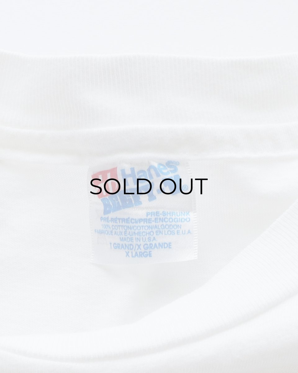 画像9: 90's Hanes COTTON W-PRINT S/S POCKET TEE "Bud RACING" "MADE IN USA" (9)