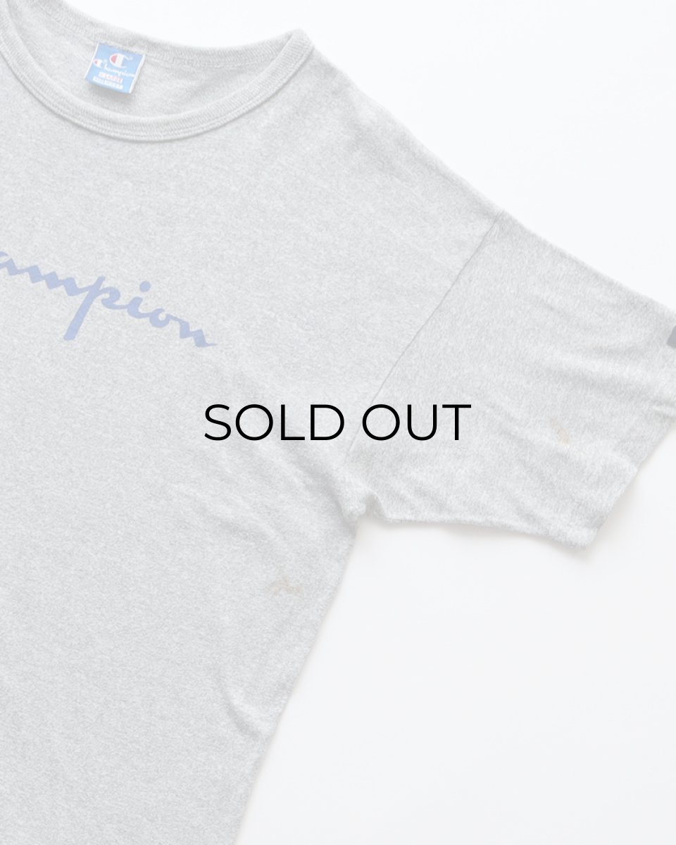 画像3: 90's Champion COTTON RAYON SCRIPT LOGO PRINT S/S TEE "MADE IN USA" (3)