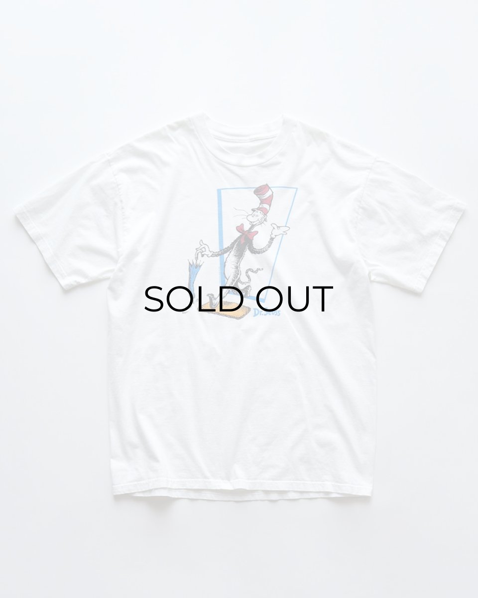 画像1: 90's UNKNOWN BRAND COTTON PRINT S/S TEE "Dr. Seuss" (1)