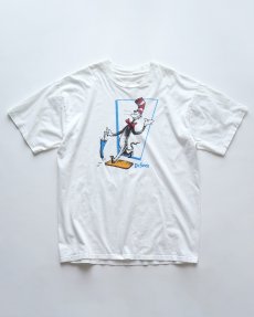画像1: 90's UNKNOWN BRAND COTTON PRINT S/S TEE "Dr. Seuss" (1)