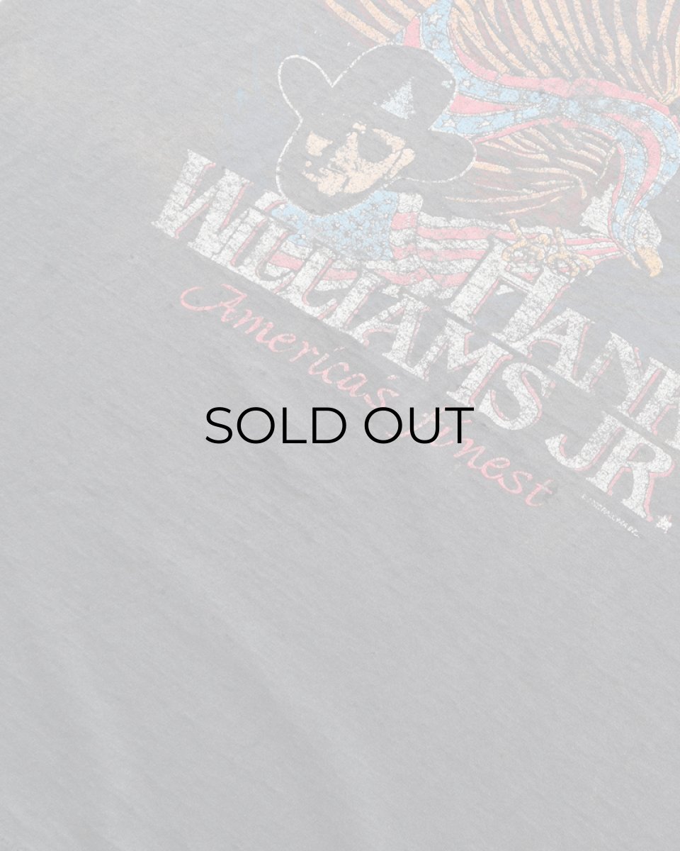 画像10: 80's SCREEN STARS W-PRINT S/S ARTIST TEE "HANK WILLIAMS JR." "MADE IN USA" (10)