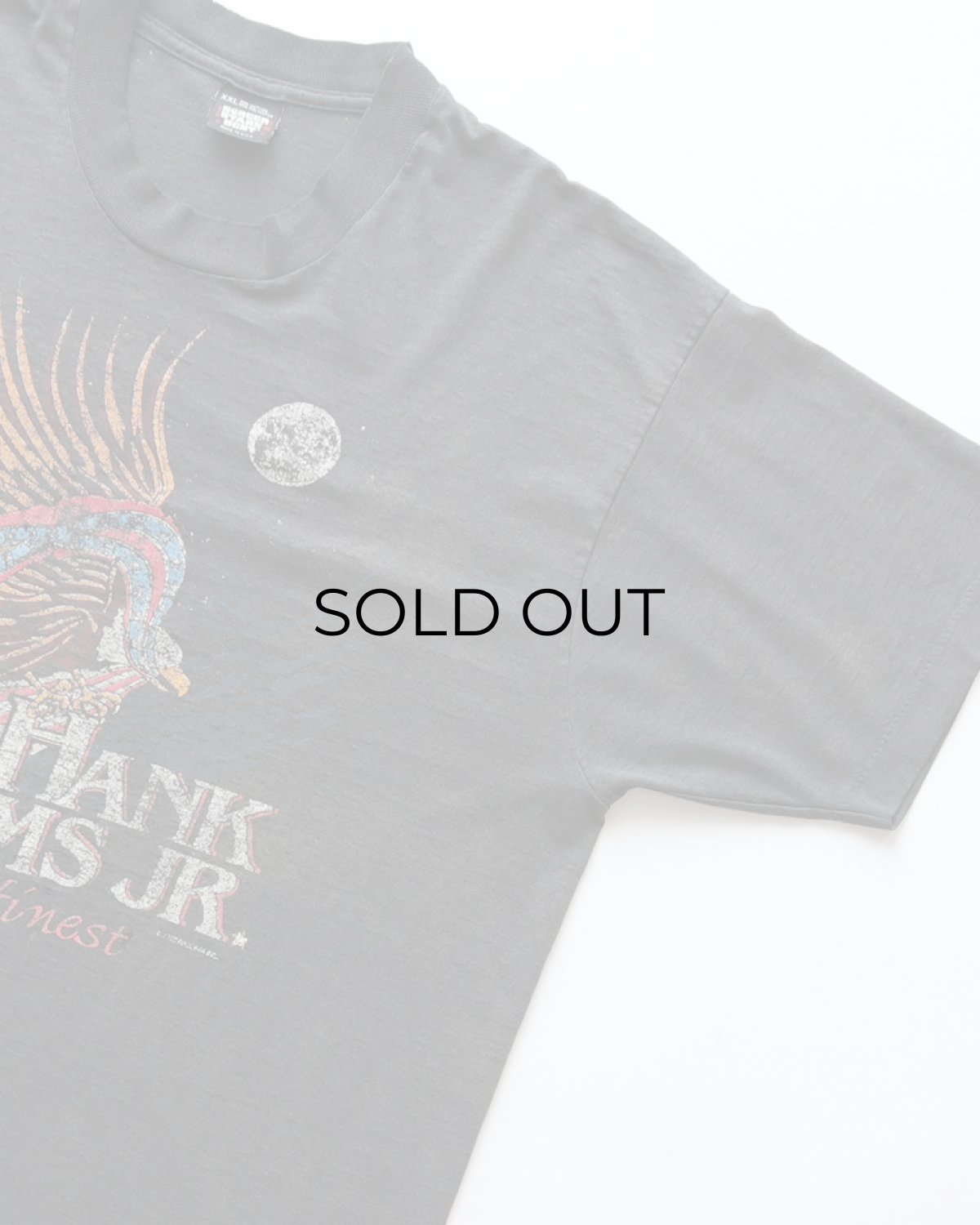 画像3: 80's SCREEN STARS W-PRINT S/S ARTIST TEE "HANK WILLIAMS JR." "MADE IN USA" (3)