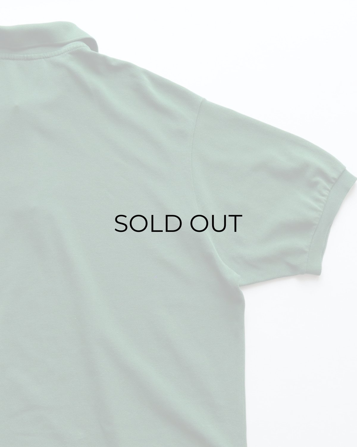 画像5: 〜00's LACOSTE COTTON MOSS STITCH S/S POLO SHIRT (5)