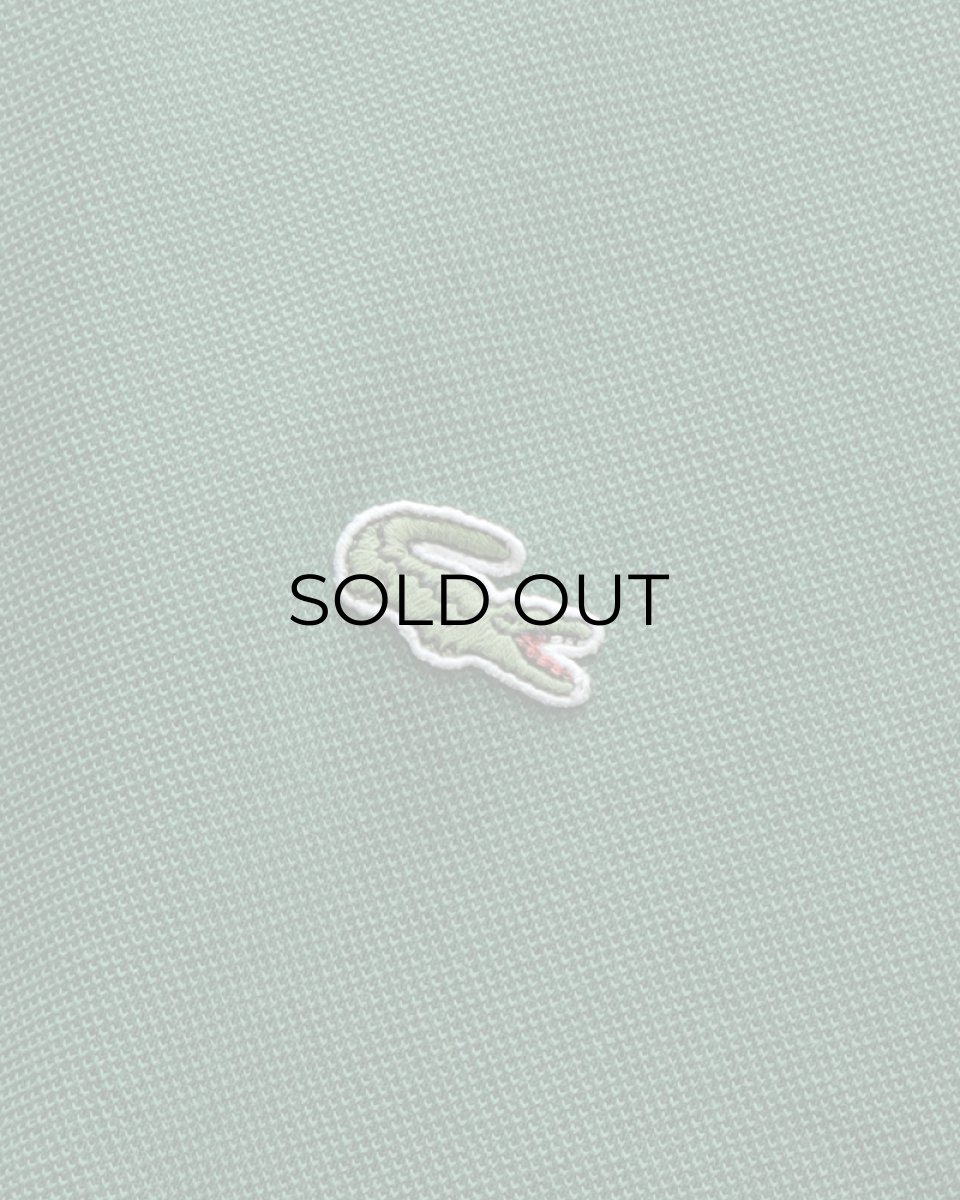 画像7: 〜00's LACOSTE COTTON MOSS STITCH S/S POLO SHIRT (7)