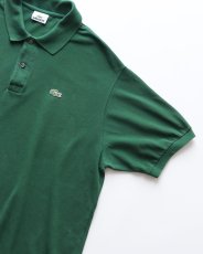 画像3: 〜00's LACOSTE COTTON MOSS STITCH S/S POLO SHIRT (3)