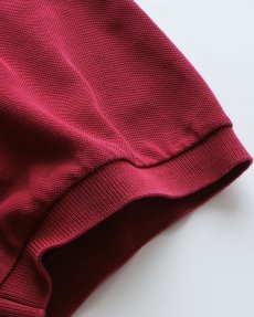 画像8: 〜00's LACOSTE COTTON MOSS STITCH S/S POLO SHIRT (8)