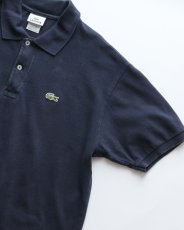 画像3: 〜00's LACOSTE COTTON MOSS STITCH S/S POLO SHIRT (3)