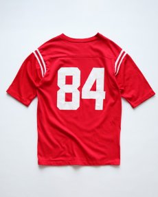 画像2: 80's ARTEX COTTON W-PRINT HALF SLEEVE FOOTBALL TEE "STEVENS 84" "MADE IN USA" (2)