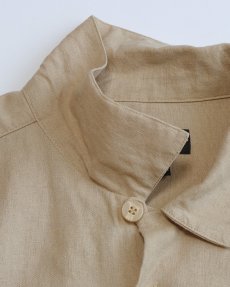 画像6: TRUST LINEN RAYON S/S LOOP COLLAR BOX SHIRT (6)
