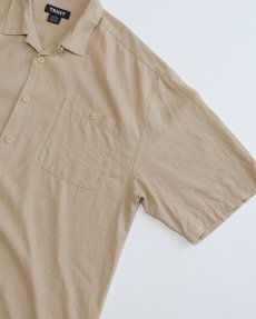 画像3: TRUST LINEN RAYON S/S LOOP COLLAR BOX SHIRT (3)