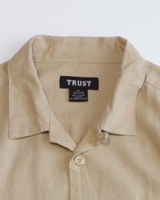 画像5: TRUST LINEN RAYON S/S LOOP COLLAR BOX SHIRT (5)