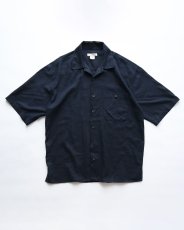 画像1: TRUST USA LINEN RAYON S/S LOOP COLLAR BOX SHIRT (1)