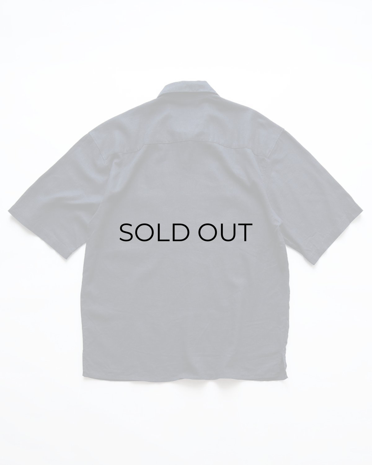 画像2: TRUST USA LINEN RAYON S/S LOOP COLLAR BOX SHIRT (2)