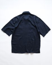 画像2: TRUST USA LINEN RAYON S/S LOOP COLLAR BOX SHIRT (2)