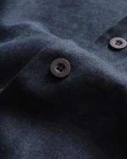 画像10: TRUST USA LINEN RAYON S/S LOOP COLLAR BOX SHIRT (10)