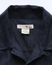 画像7: TRUST USA LINEN RAYON S/S LOOP COLLAR BOX SHIRT (7)