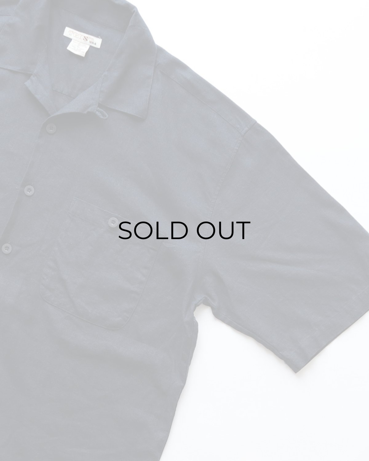 画像3: TRUST USA LINEN RAYON S/S LOOP COLLAR BOX SHIRT (3)