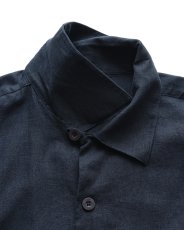 画像8: TRUST USA LINEN RAYON S/S LOOP COLLAR BOX SHIRT (8)
