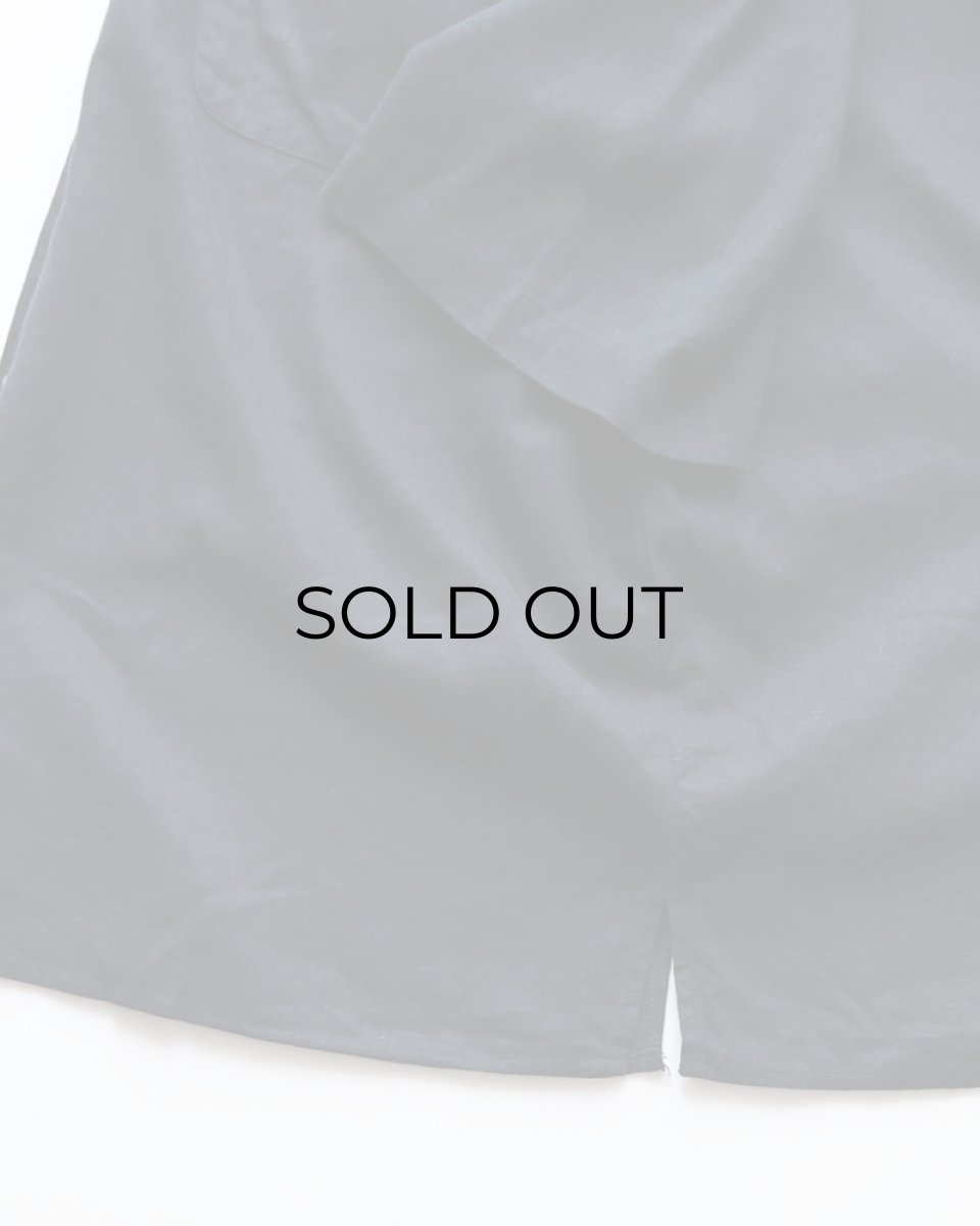 画像6: TRUST USA LINEN RAYON S/S LOOP COLLAR BOX SHIRT (6)