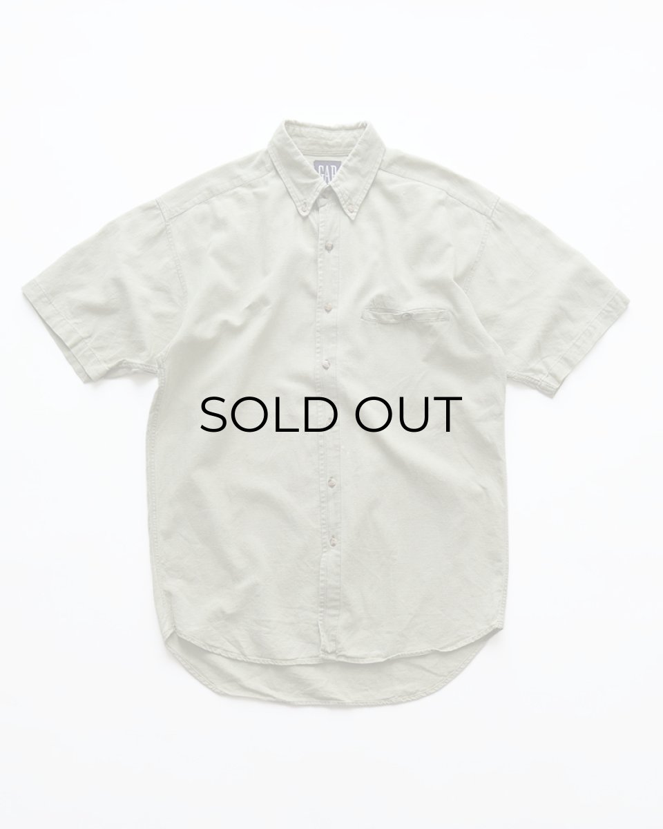 画像1: 90's GAP LINEN COTTON S/S B/D SHIRT (1)
