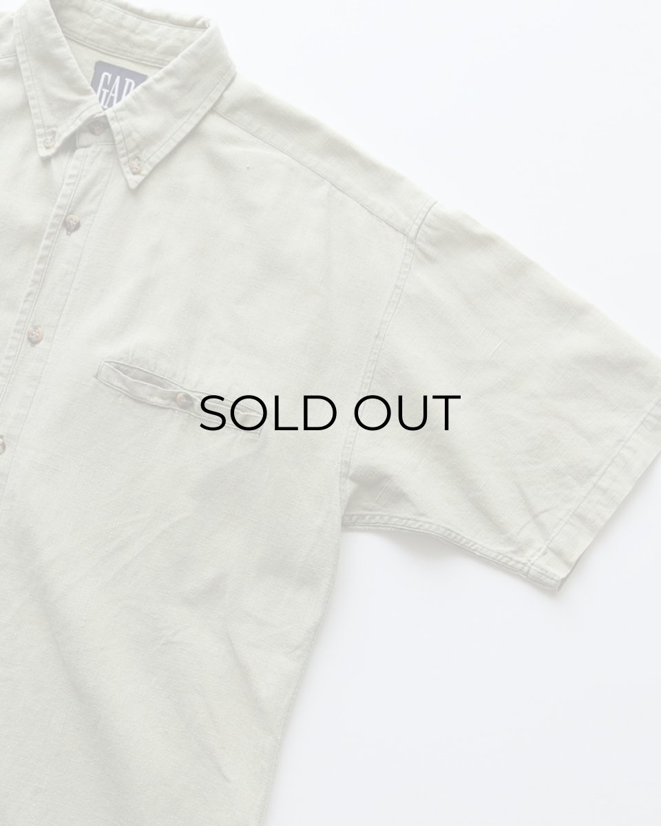 画像3: 90's GAP LINEN COTTON S/S B/D SHIRT (3)