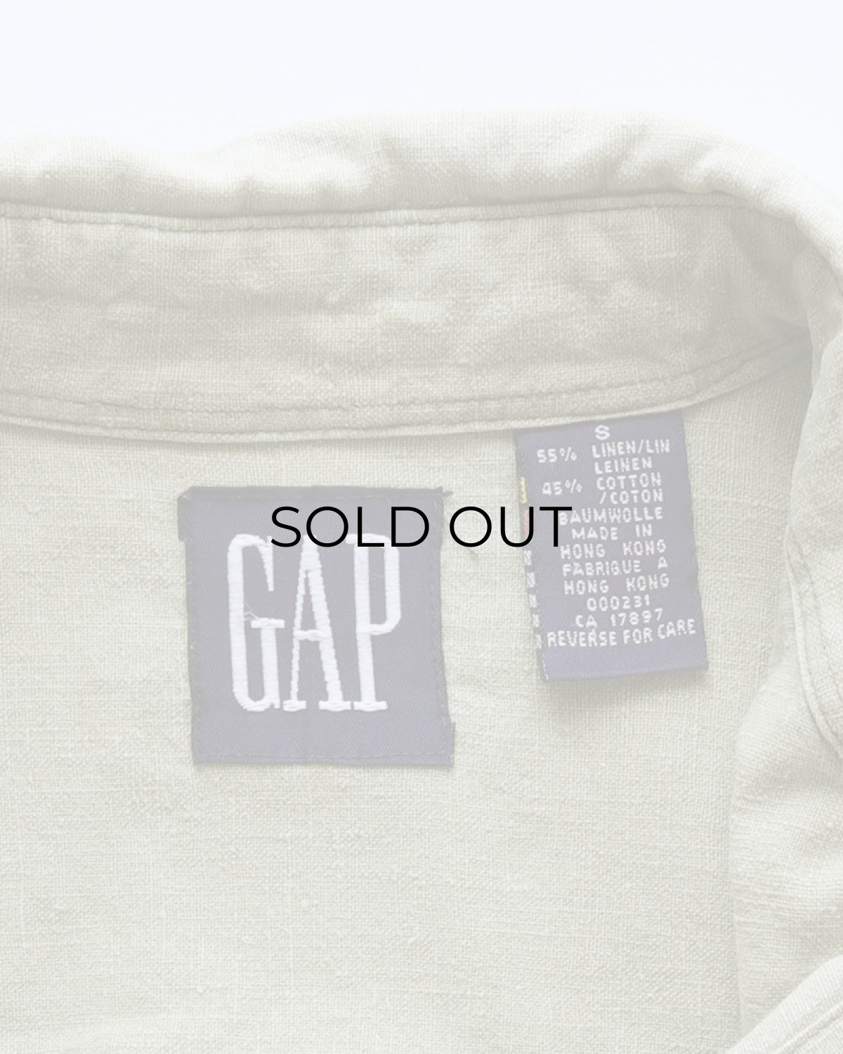 画像6: 90's GAP LINEN COTTON S/S B/D SHIRT (6)