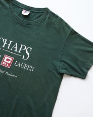 画像3: 90's CHAPS RALPH LAUREN COTTON LOGO PRINT S/S TEE "MADE IN USA" (3)