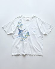 画像1: 〜90's TSF SPORTSWEAR COTTON W-PRINT S/S POCKET TEE "Guy Harvey" "MADE IN USA" (1)