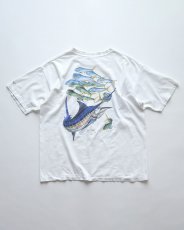 画像3: 〜90's TSF SPORTSWEAR COTTON W-PRINT S/S POCKET TEE "Guy Harvey" "MADE IN USA" (3)