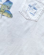 画像14: 〜90's TSF SPORTSWEAR COTTON W-PRINT S/S POCKET TEE "Guy Harvey" "MADE IN USA" (14)