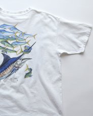 画像5: 〜90's TSF SPORTSWEAR COTTON W-PRINT S/S POCKET TEE "Guy Harvey" "MADE IN USA" (5)